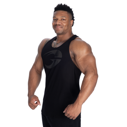 GASP Rib Essential T-Back Black
