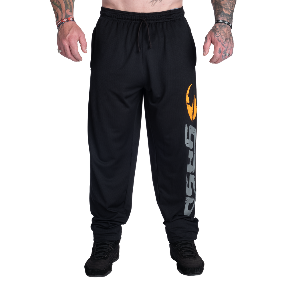 GASP Old School Baggy Mesh Pant Black