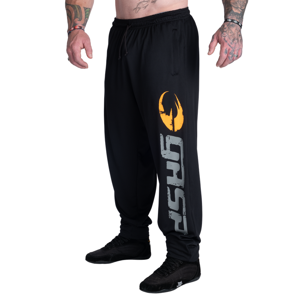GASP Old School Baggy Mesh Pant Black