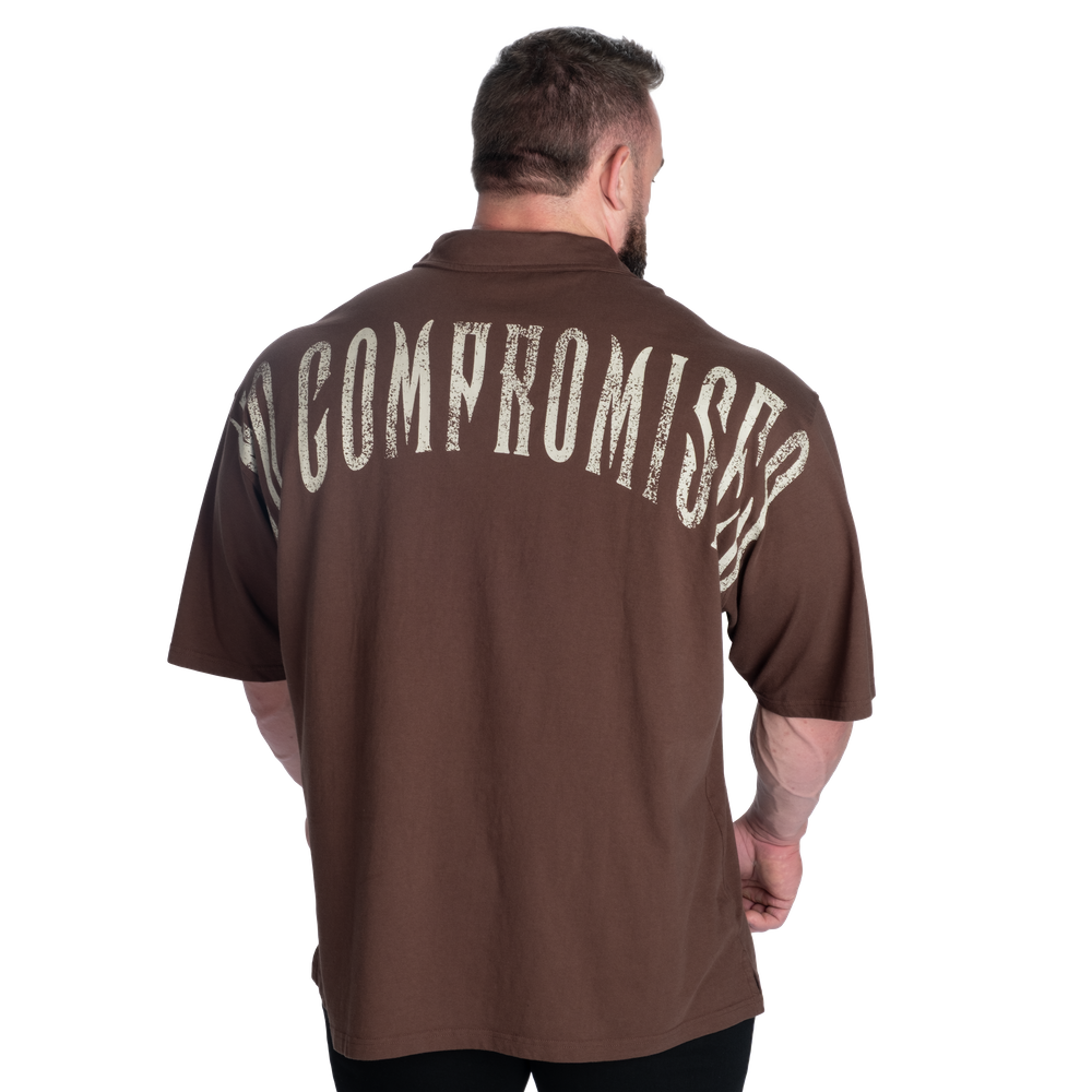 GASP NC Polo Iron Tee Timber