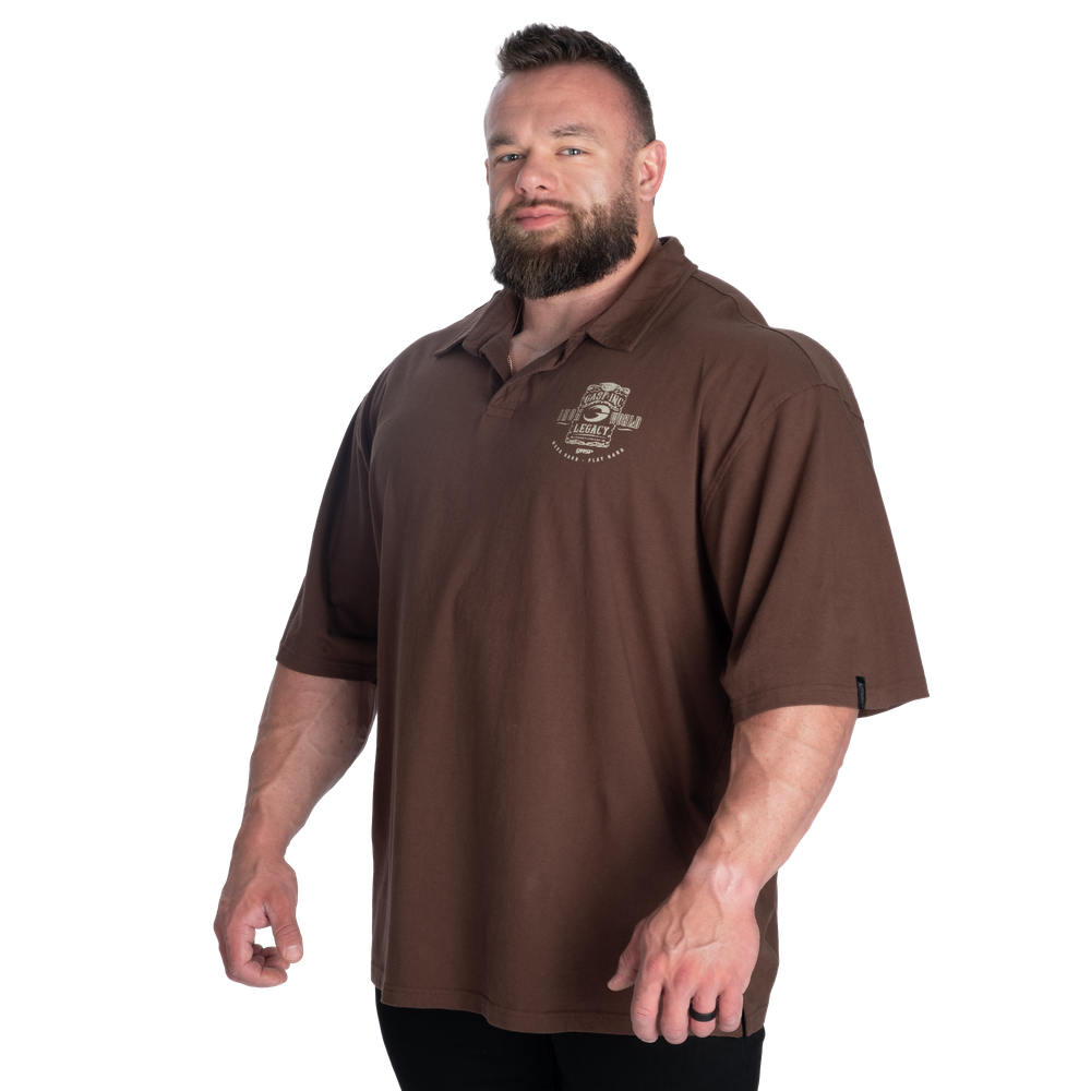 GASP NC Polo Iron Tee Timber