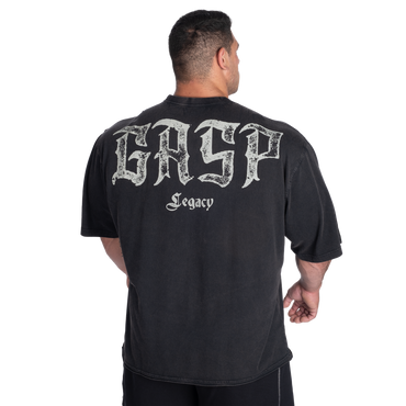 GASP Branch & Johnnie Iron Tee Washed Black