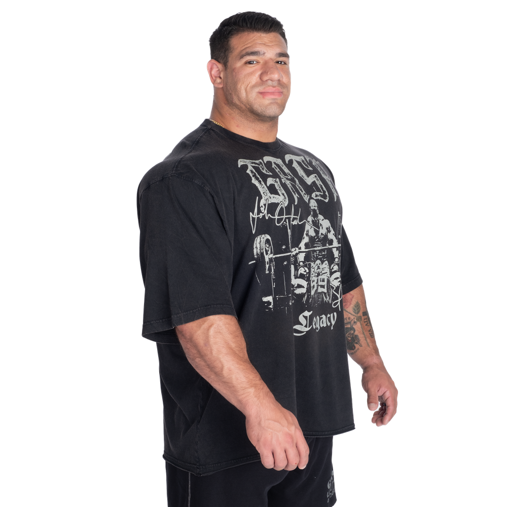 GASP Branch & Johnnie Iron Tee Washed Black