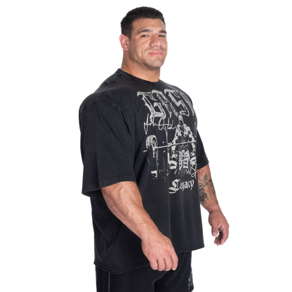 GASP Branch & Johnnie Iron Tee Washed Black