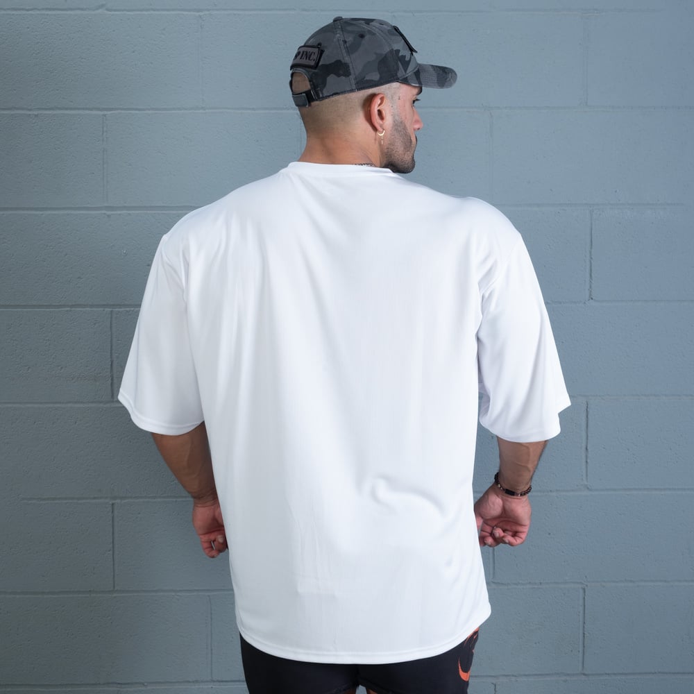 GASP Mesh Iron Tee White