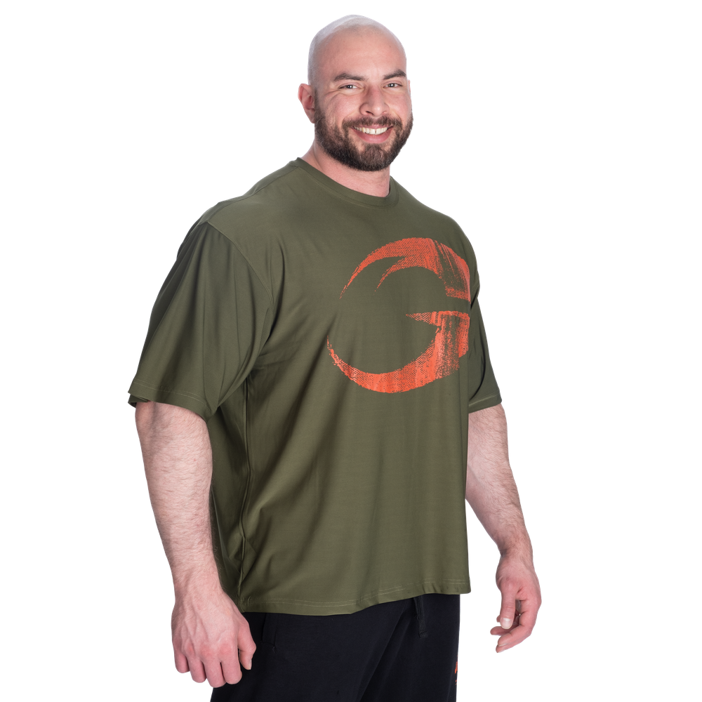 GASP Mesh Iron Tee Green/Flame
