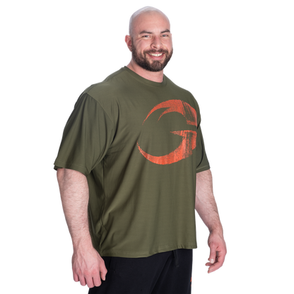 GASP Mesh Iron Tee Green/Flame