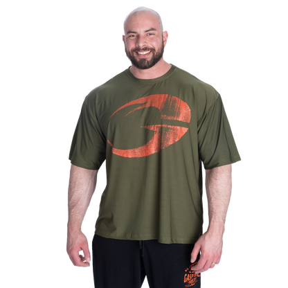 GASP Mesh Iron Tee Green/Flame