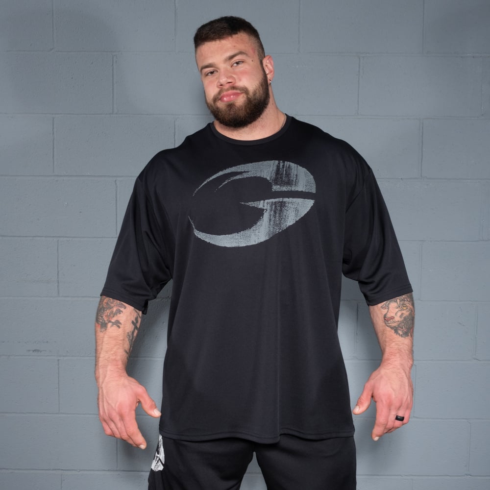 GASP Mesh Iron Tee Black