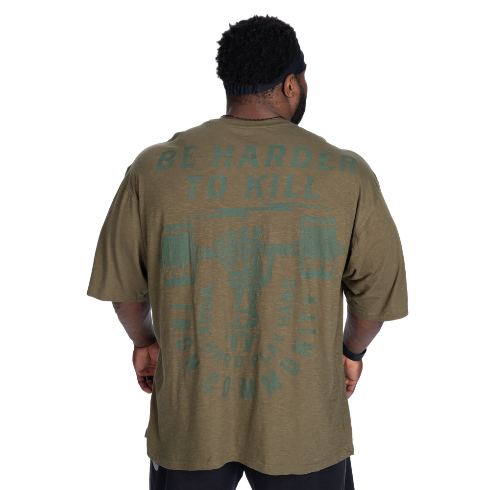 GASP HTK Slub Iron Tee Washed Green