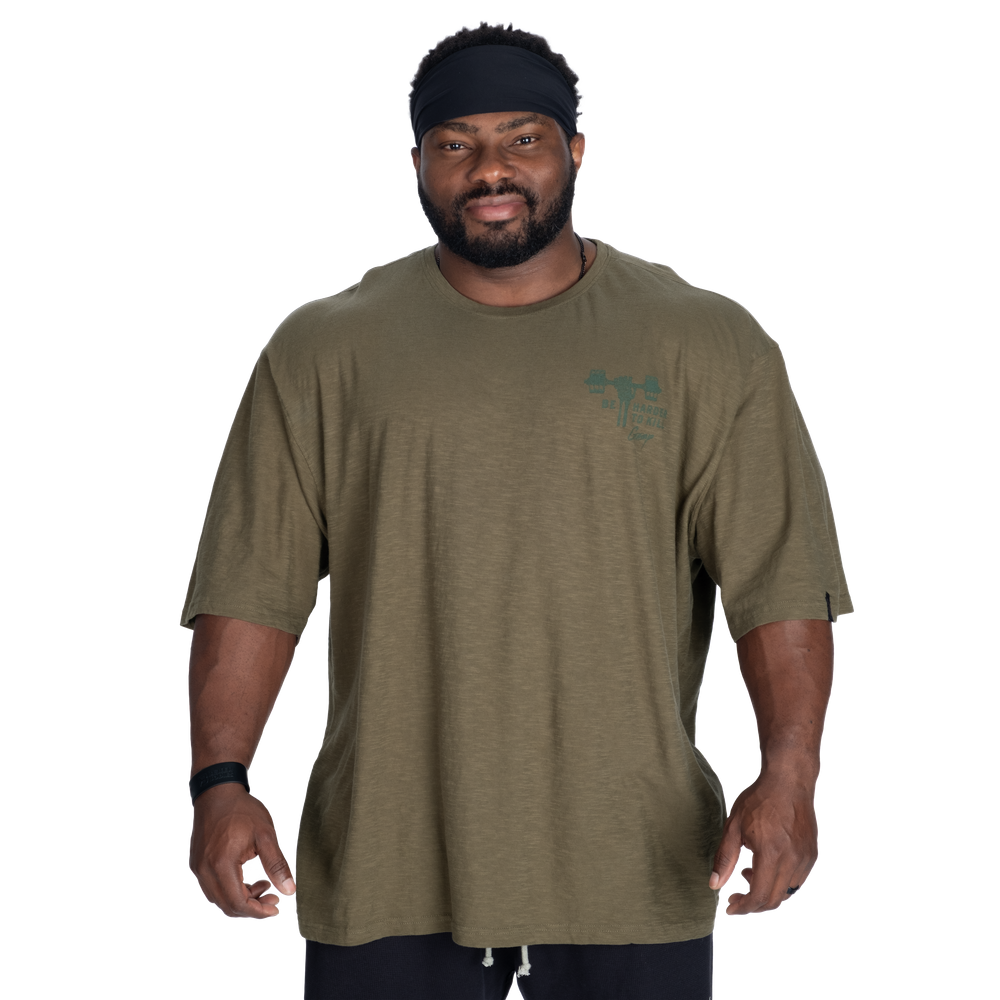 GASP HTK Slub Iron Tee Washed Green