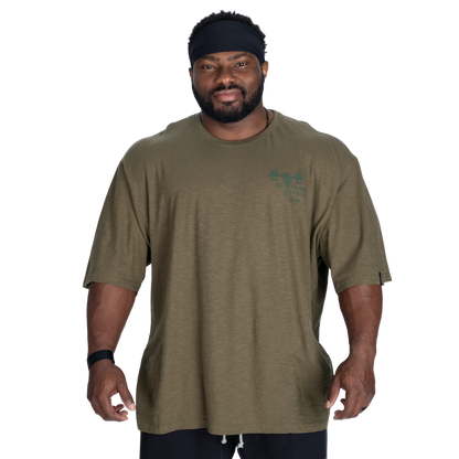 GASP HTK Slub Iron Tee Washed Green