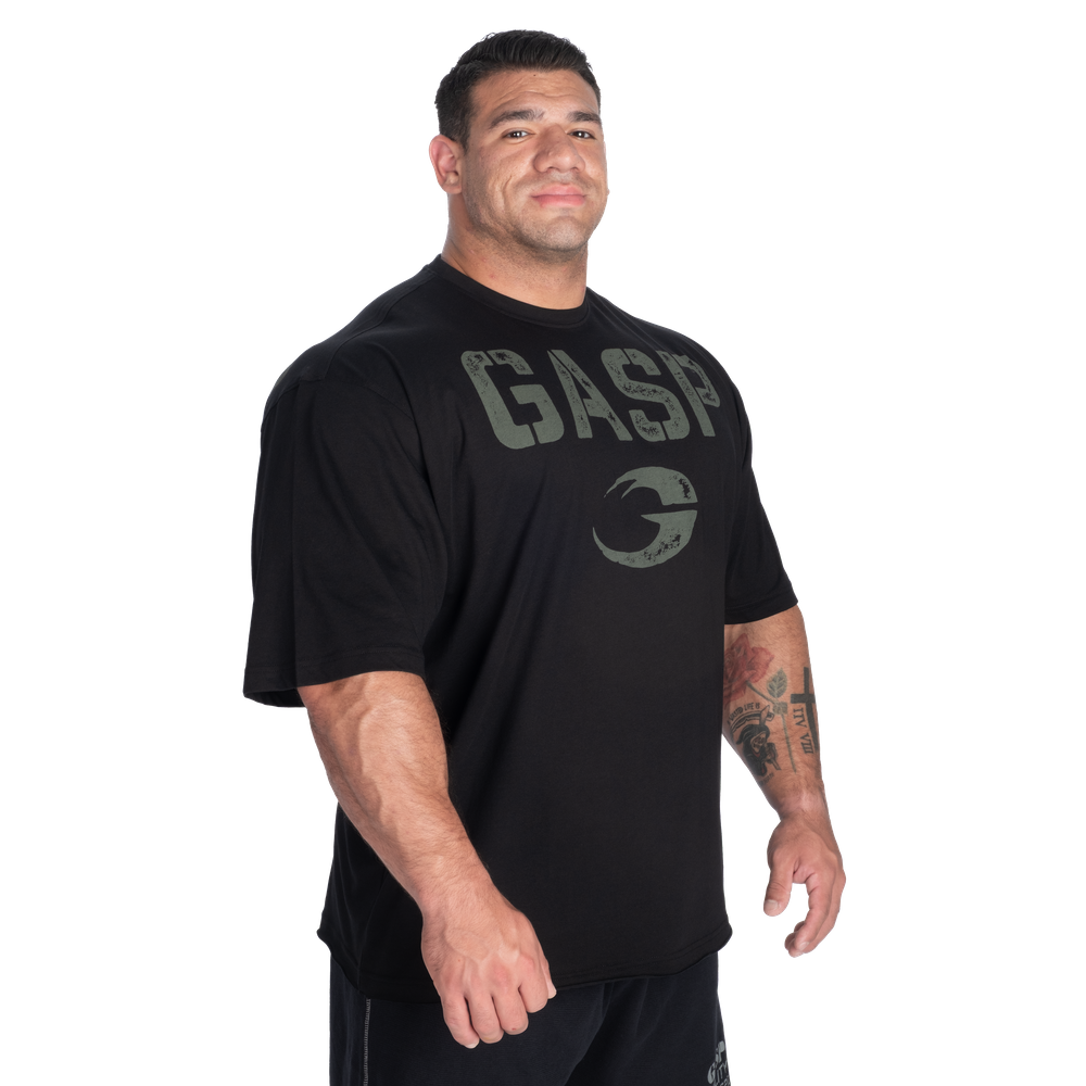 GASP 100% Or Nothing Iron Tee Black