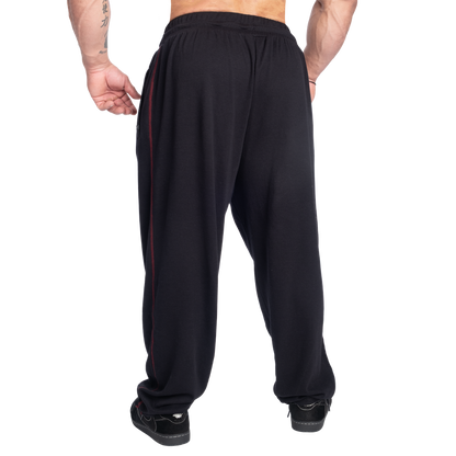GASP Old School Thermal Pant Asphalt/Red