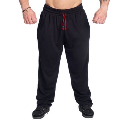 GASP Old School Thermal Pant Asphalt/Red
