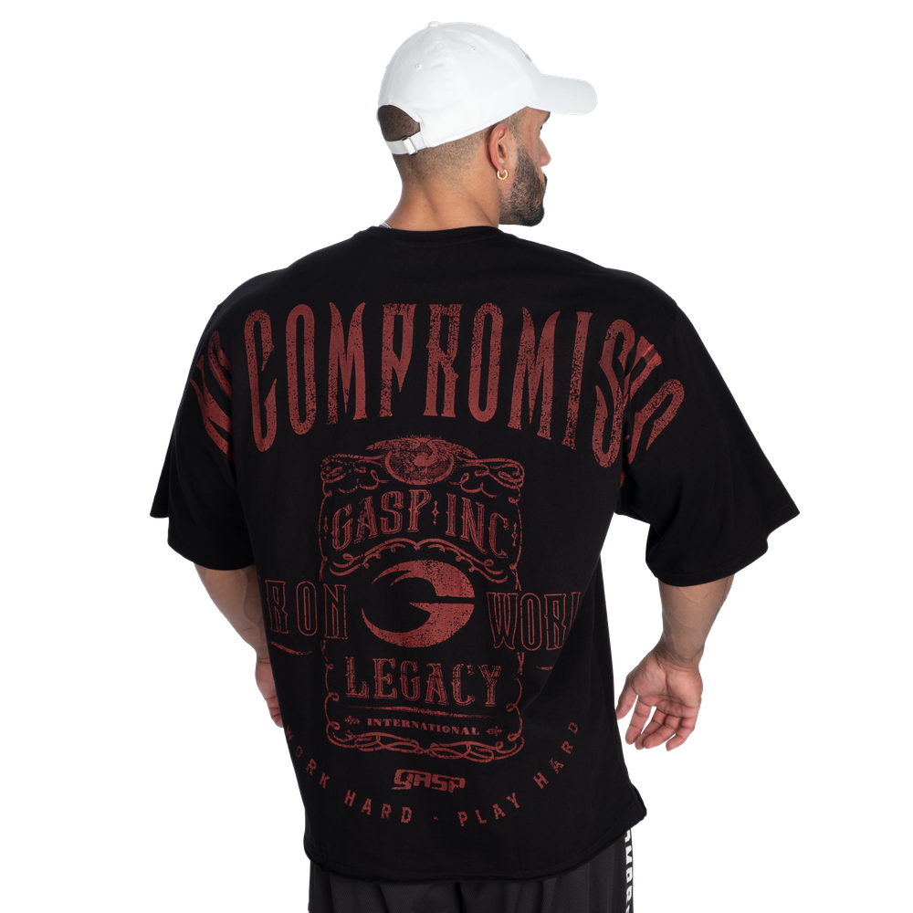 GASP NC Iron Tee Black/Red