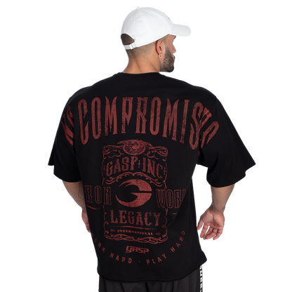 GASP NC Iron Tee Black/Red