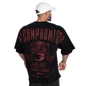 GASP NC Iron Tee Black/Red