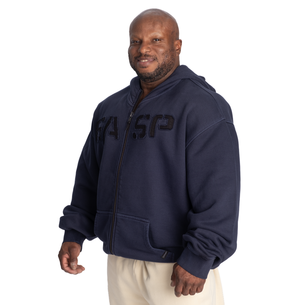 GASP Heavy Classic Hoodie Washed Navy