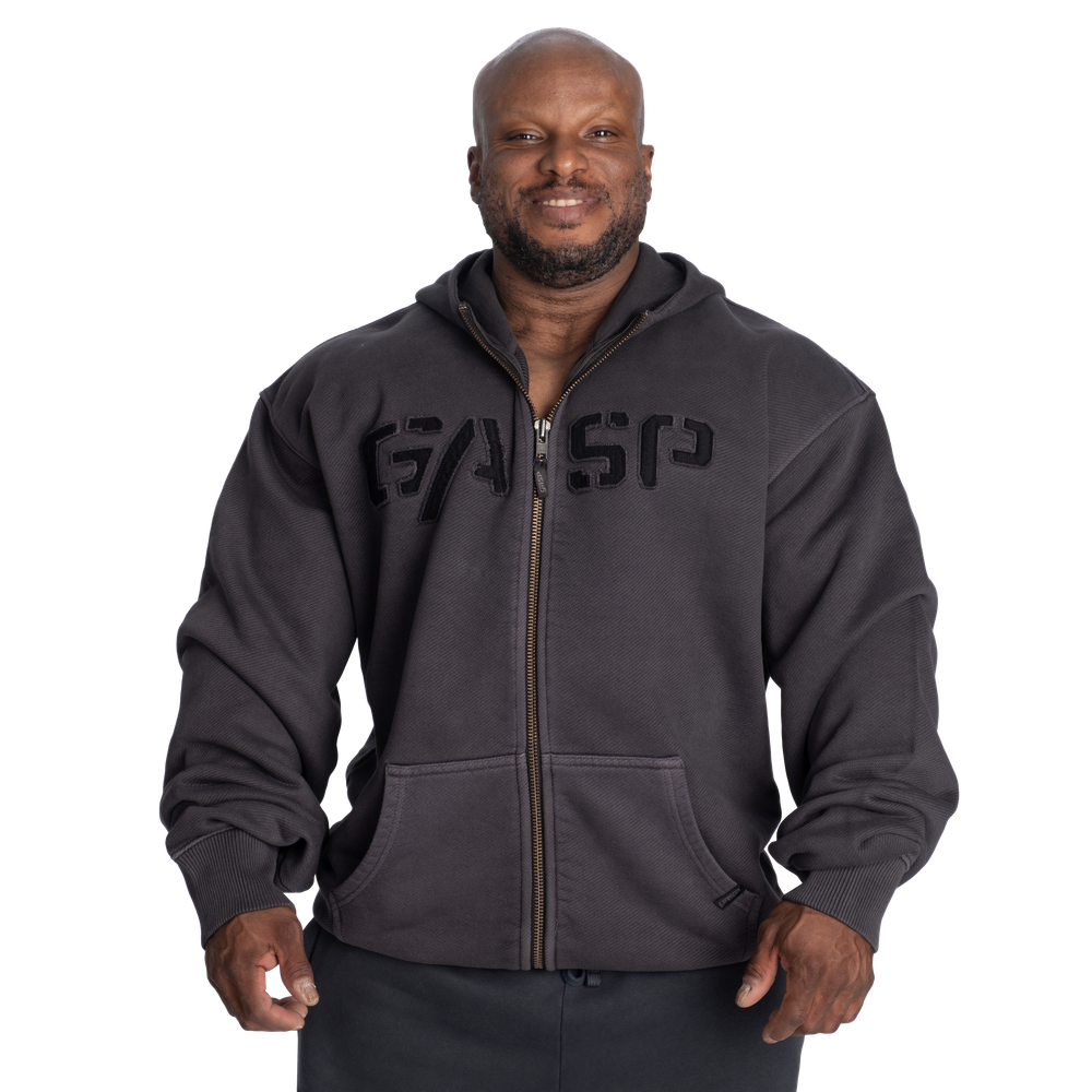 GASP Heavy Classic Hoodie Washed Black
