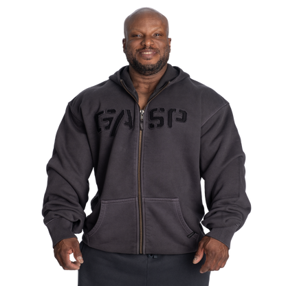 GASP Heavy Classic Hoodie Washed Black