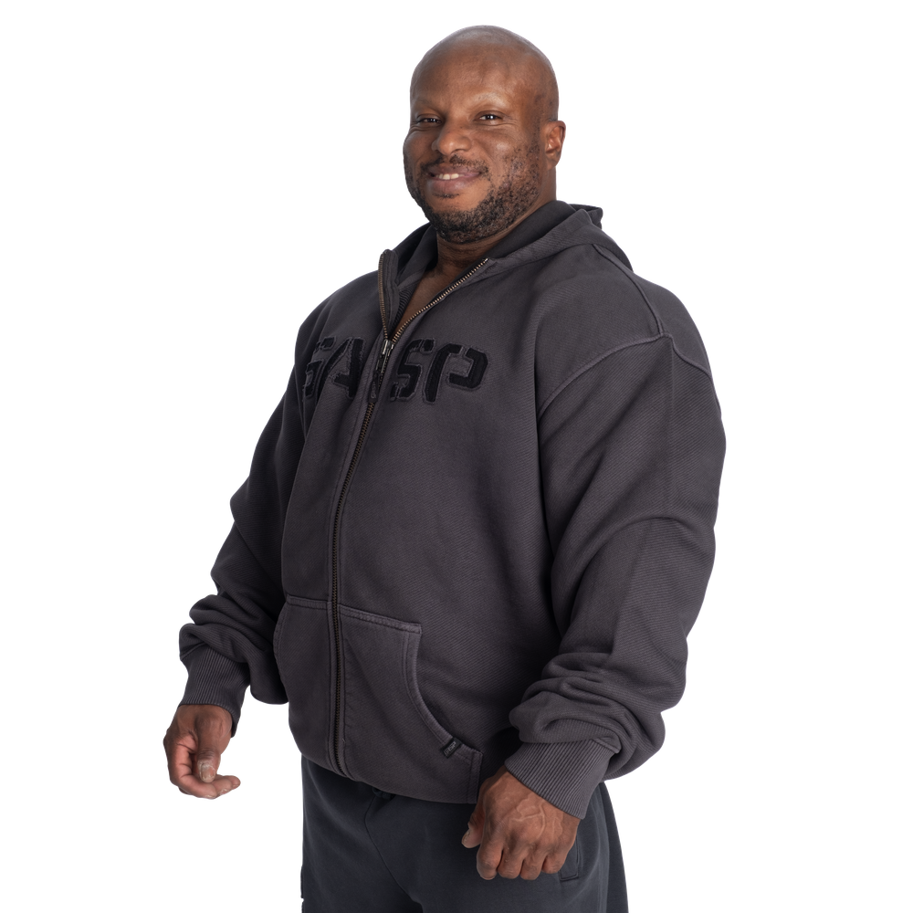 GASP Heavy Classic Hoodie Washed Black