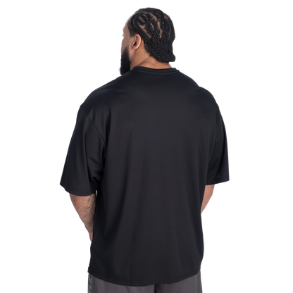 GASP V-Neck Mesh Iron Tee Black