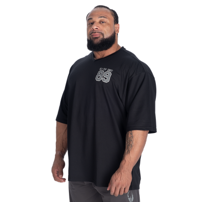 GASP V-Neck Mesh Iron Tee Black