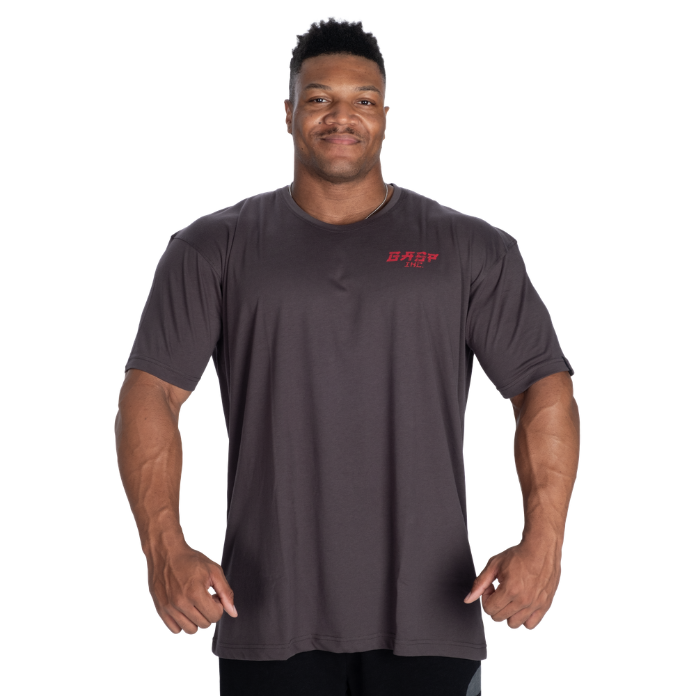 GASP Nahma Standard Tee Iron/Red