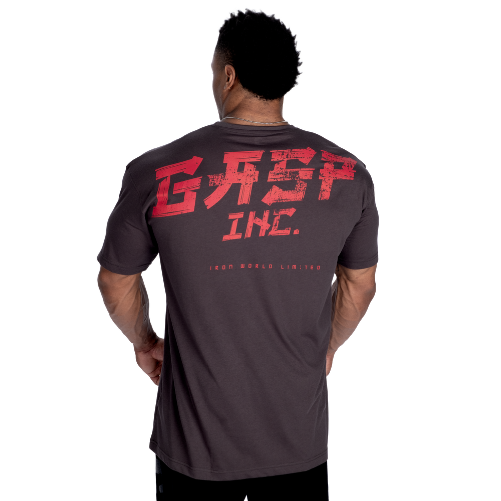 GASP Nahma Standard Tee Iron/Red
