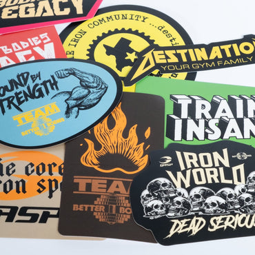 GASP Iron World Stickers 10p Multi Combo
