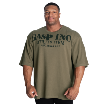 GASP Iron thermal tee Washed Green