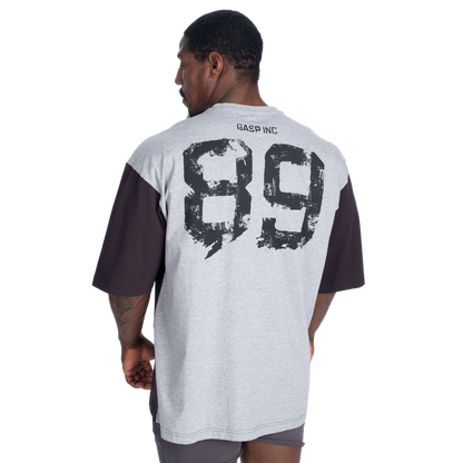 GASP Two Color Iron Tee Black/Grey