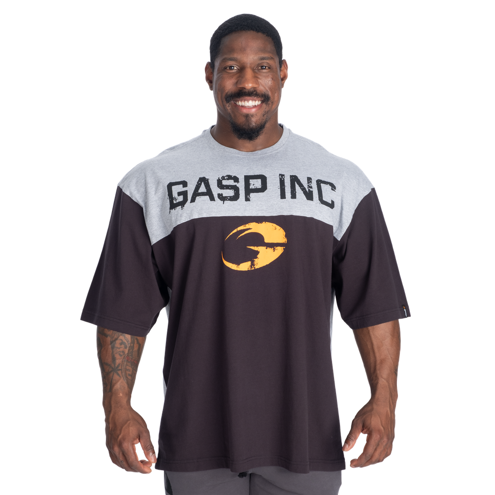 GASP Two Color Iron Tee Black/Grey