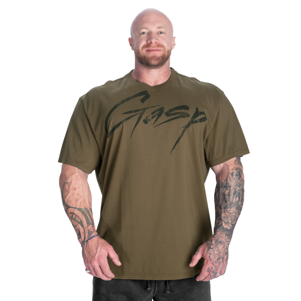 GASP Vintage Original Tee Washed Khaki Green