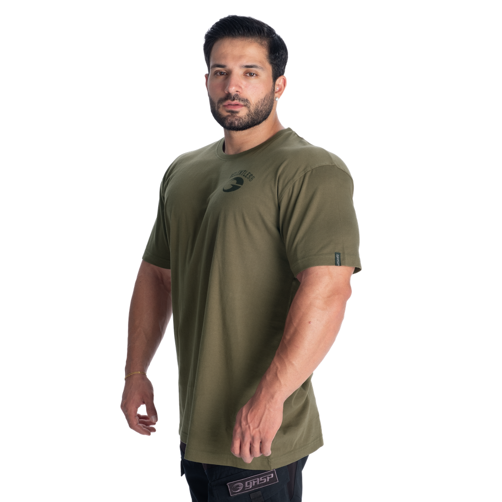 GASP Relentless Standard Tee Khaki Green