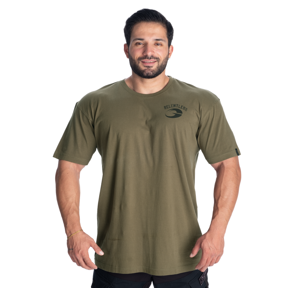 GASP Relentless Standard Tee Khaki Green