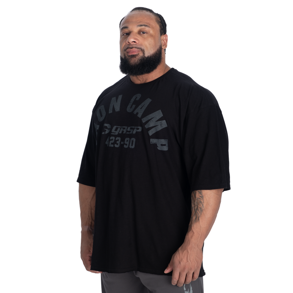 GASP Shed Slub Iron Tee Black