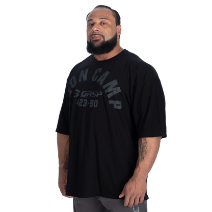 GASP Shed Slub Iron Tee Black
