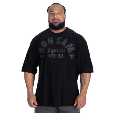 GASP Shed Slub Iron Tee Black