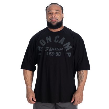 GASP Shed Slub Iron Tee Black