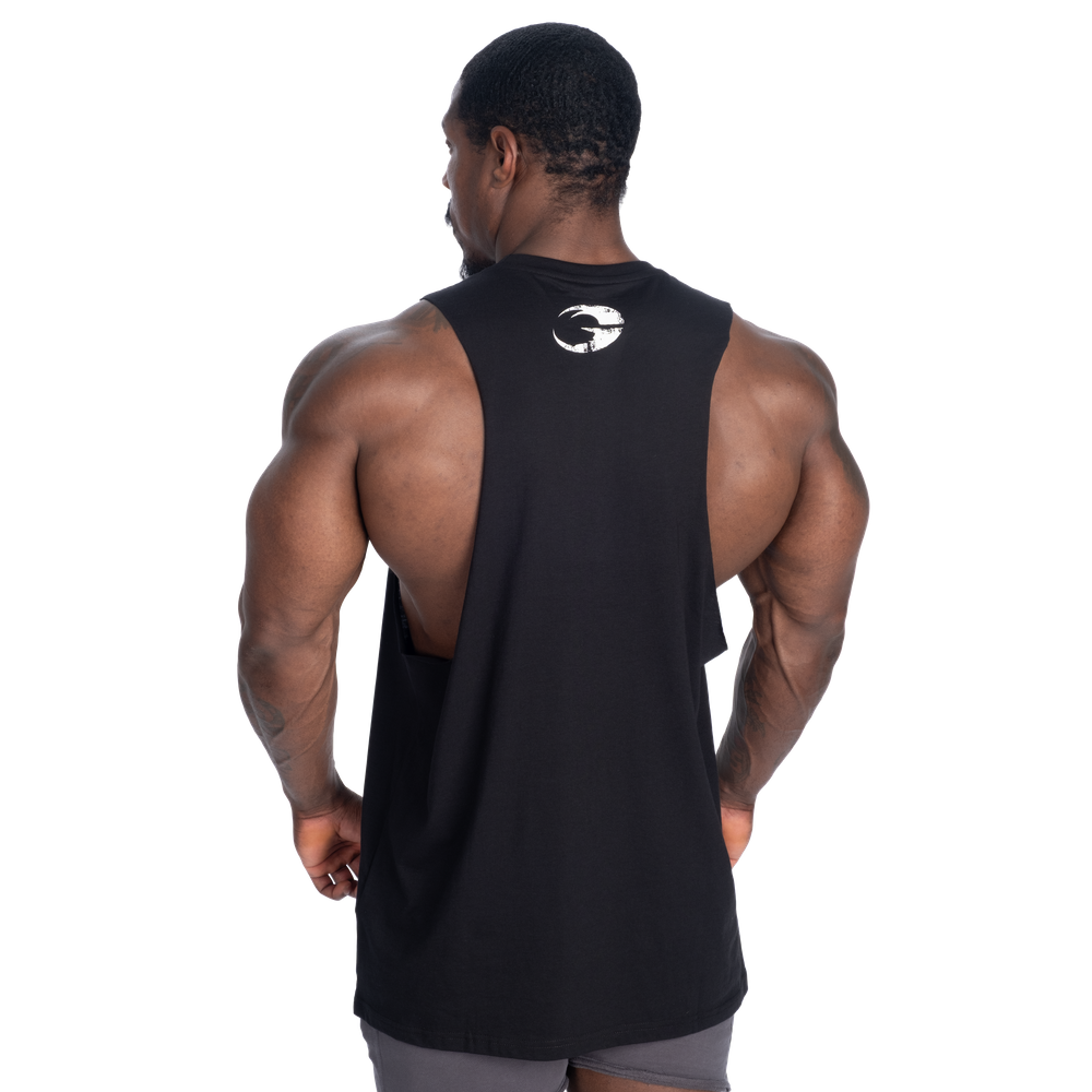 GASP Swolverine Cutout Tank Black/White