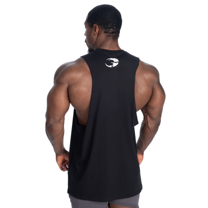 GASP Swolverine Cutout Tank Black/White
