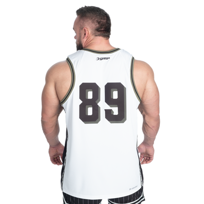 GASP 89 Mesh Tank White