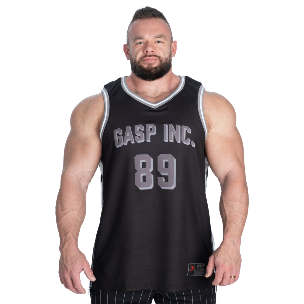 GASP 89 Mesh Tank Black