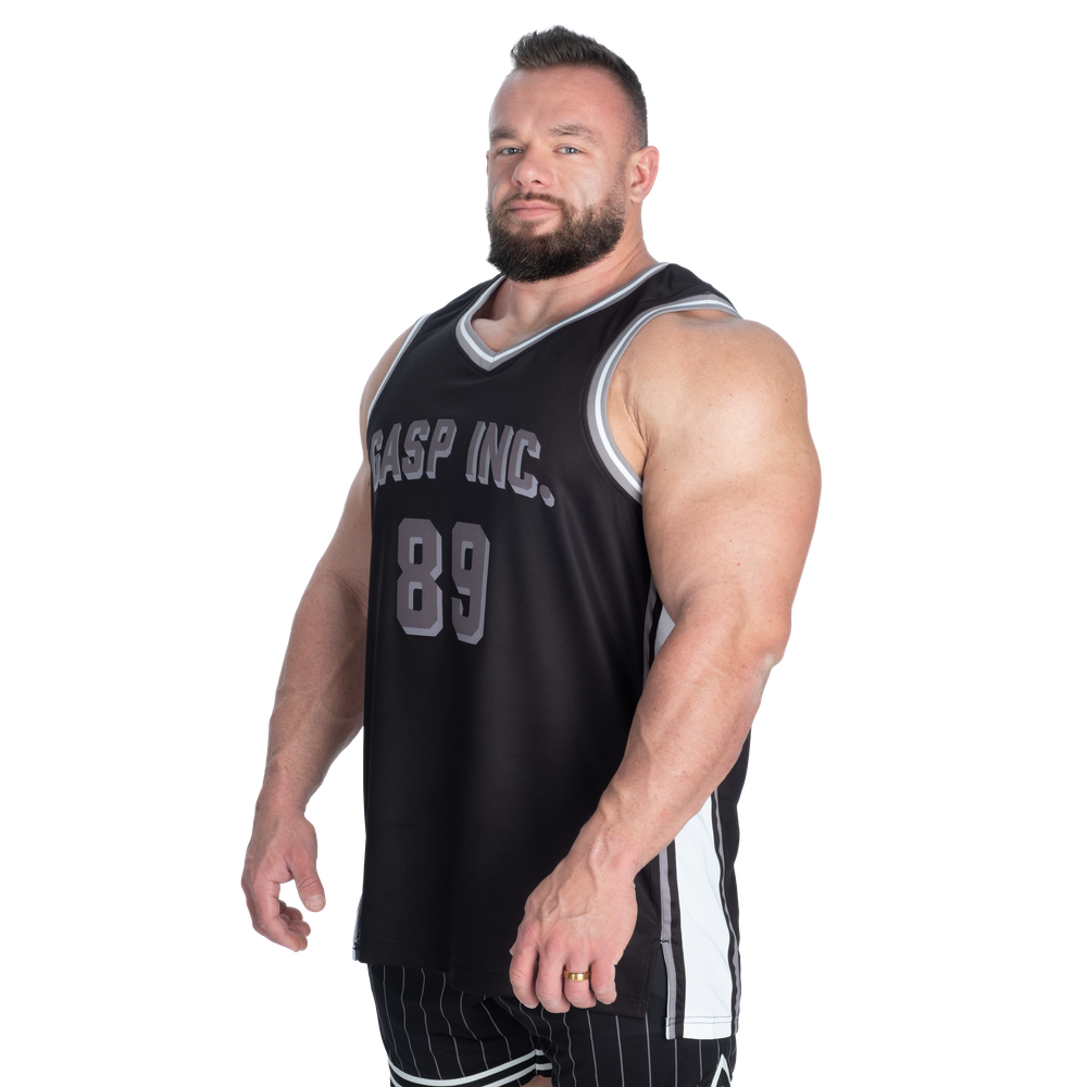 GASP 89 Mesh Tank Black