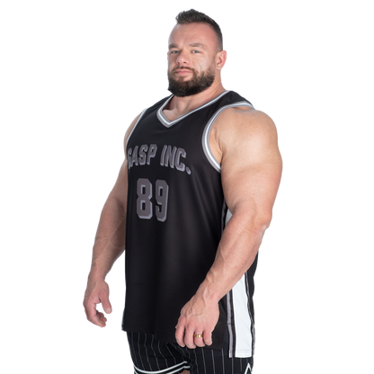 GASP 89 Mesh Tank Black