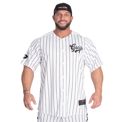 GASP 89 Baseball Jersey White/Black