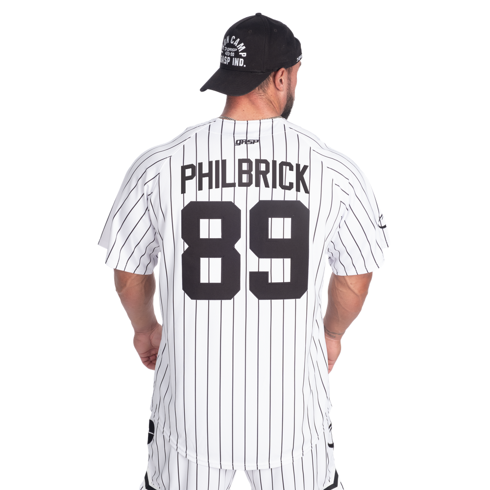 GASP 89 Baseball Jersey White/Black