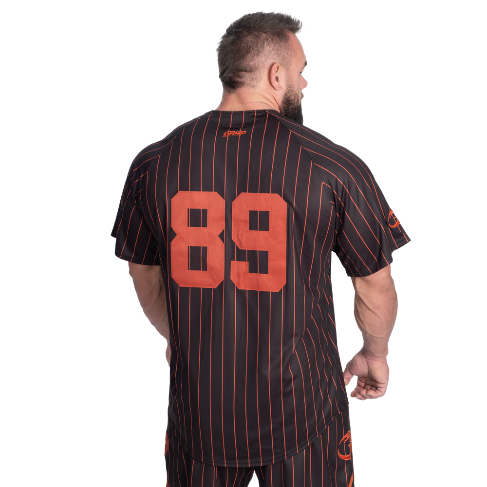 GASP 89 Baseball Jersey Black/Flame